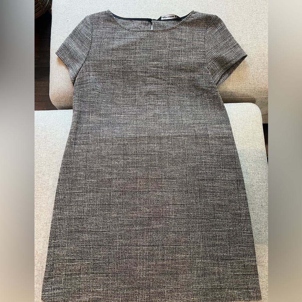 Zara Black and Gray Mini Dress